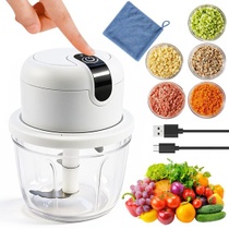 Elektrický kuchynský sekáčik, 350ml sekáčik na cibuľu,…