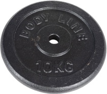Liatinový kotúč Bodyline jeden 10 kg