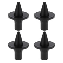 4 x zarážky na konce tyčí, 1,9 cm pro průměr 19 mm, železná…