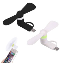 Cerioll 2 mini ventilátory na telefon, 2 v 1 mini…
