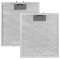 QWORK® 2 kusy kovových tukových filtrů 305 x 267 mm pro…