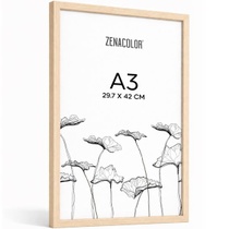 Fotorámik Zenacolor A3, dubové drevo - ochranná fólia proti…