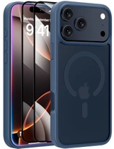 Matný kryt X-level pro iPhone 17 Pro, pro MagSafe, modrý