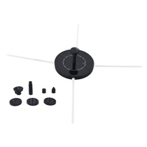 Solární fontána 130 mm, 6 trysek, pevný držák, baterie