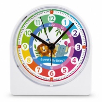 Dětský budík pro začátečníky, analogový budík bez tikání,…