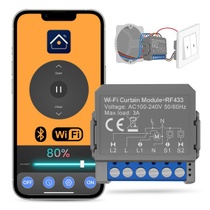 Chytrý WiFi modul spínače rolet s procentuální funkcí, WiFi…