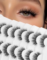 Onlyall Natural Wispy Eyelashs Soft Eyelash Fluffy False…