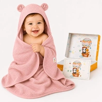 Dětská osuška FUCHSUNDPANDA růžová