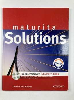 Maturita Solutions pre-intermediate Student´s Book + CD-ROM Czech Edition - P.A. Davies, T. Falla