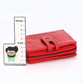 Dámska červená peňaženka Contacts