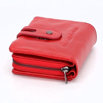 Dámska červená peňaženka Contacts