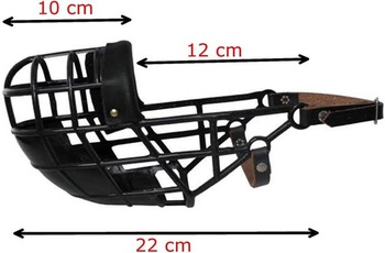 Don Pare Muzzle Model 101 v čiernom Vždy možné pitie Ideálne pre voľný beh, psiu búdu, psie dostihy,