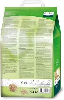 Cat's Best Sensitive, 100% rastlinné podstielka pre mačky, pevne hrudkujúce a antibakteriálne vyrobené