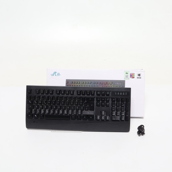 Bezdrôtová čierna klávesnica Rii ‎RK204