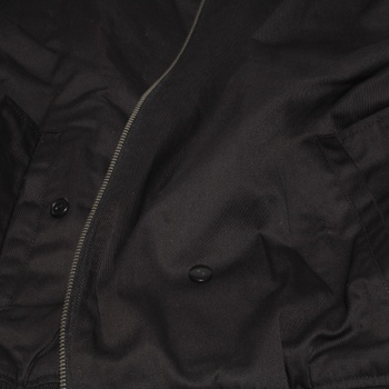 Pánská černá bunda s kapucí