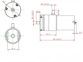 Vzduchová pumpa MAGT, DC 12V mikrovákuová pumpa Elektrická mini vzduchová pumpa Booster pre
