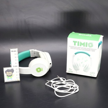 Dětská sluchátka TIMIO ‎TMH-01 bílá