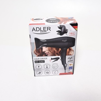 Černý vysoušeč vlasů Adler 5903887803700 