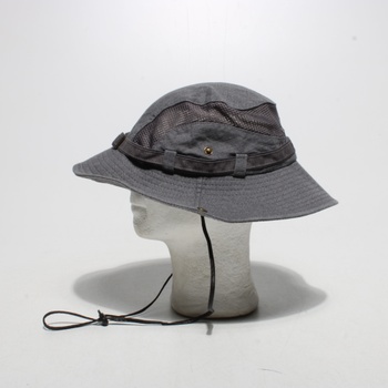 Látkový šedý klobouk KeepSa 