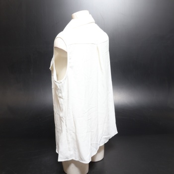 Dámská halenka GeGekoko z polyesteru bílá XL