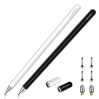 Mixoo Disc Stylus Pens s magnetickým uzávěrem, vysoce citlivý kapacitní stylus pro iPad Smartphone