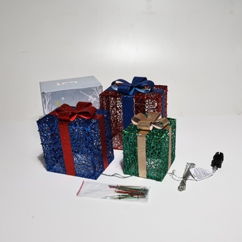 Vánoční dekorace Delichter dárkové krabičky