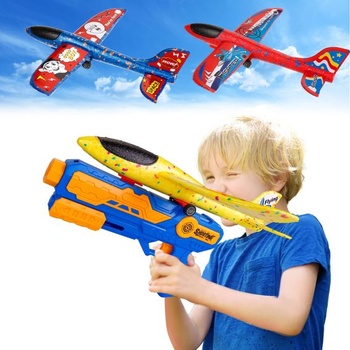 Hračka letadla Sirecal: balení 3 vrhacích kluzáků, polystyrenová letadla, dětské hračky s