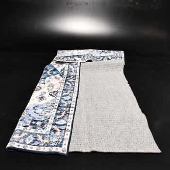 Obdĺžnikový modrý koberec VamCheer