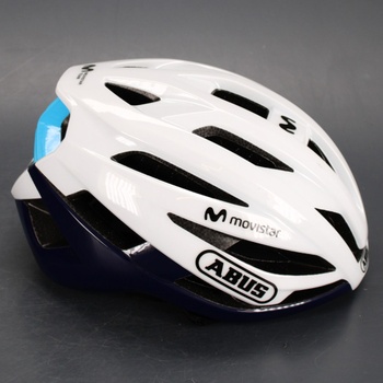 Cyklistická helma Abus ‎63121 bílo/modrá M