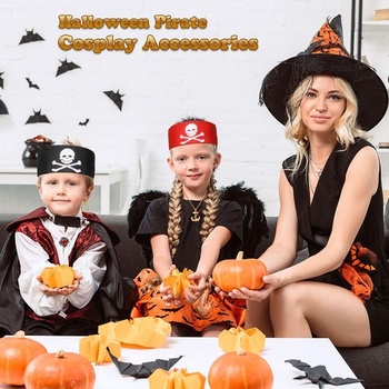 Aomig pirátska šatka, 8 kusov pirátskeho kapitána na pirátsku párty, Halloween a detské párty darčeky