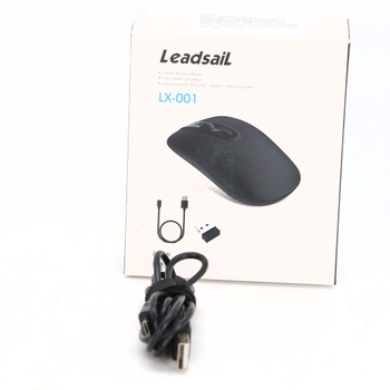Bezdrátová myš LeadsaiL červeno-černá