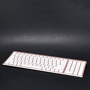 Bezdrátová klávesnice Seenda bílo/růžová