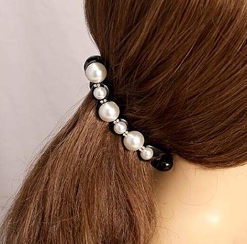 Jovono svatební spona do vlasů svatební jehlice do vlasů vlasové doplňky s perlami čelenka pro ženy