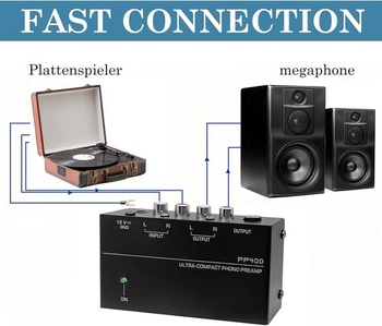 Gramofónový predzosilňovač phono, predzosilňovač pre gramofóny, phono predzosilňovač s MM snímacími