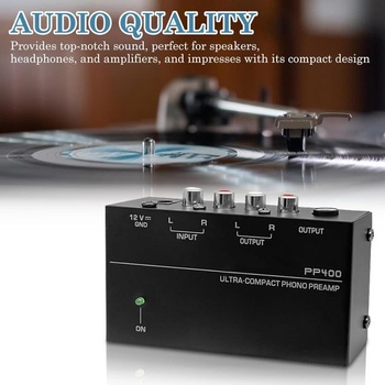 Gramofónový predzosilňovač phono, predzosilňovač pre gramofóny, phono predzosilňovač s MM snímacími