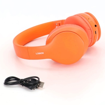 Bluetooth 5.3 sluchátka Lobkin S22 oranžové