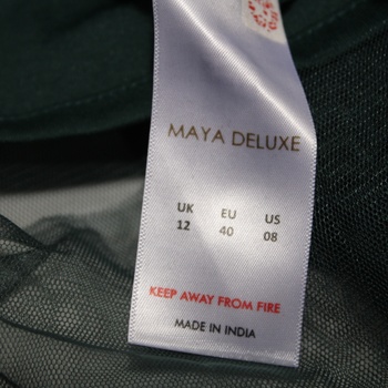 Dámské šaty Maya Deluxe zelené vel. 40 EUR