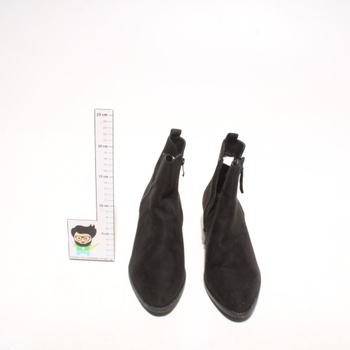 Dámské semišové kotníkové boty, vel. 41