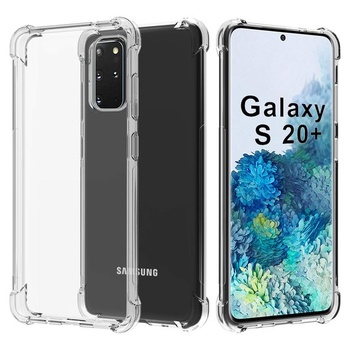 Pouzdro Migeec pro Samsung Galaxy S20 Plus Transparentní [Nárazuvzdorné] Měkký silikon [Odolný