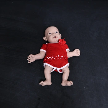Reborn bábika Ivita v červených šatách