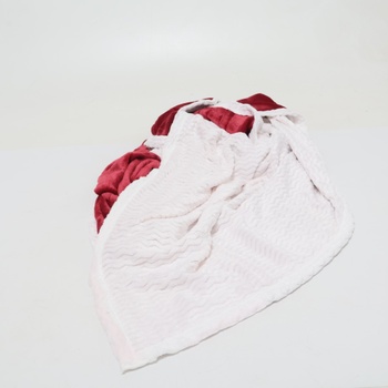 Flaušová hebká deka Ratel červená 150x200 cm