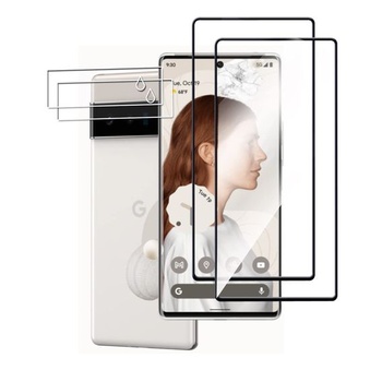 Fólie z tvrzeného skla pro zadní fotoaparát Google Pixel 6 s plným pokrytím, odolná proti
