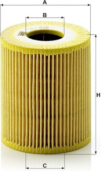 Olejový filter MANN-FILTER HU 818 X – pre automobily