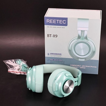 Bezdrátová sluchátka Reetec BTX9 modrá
