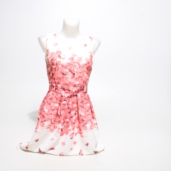 Dámské elegantní šaty M květinové