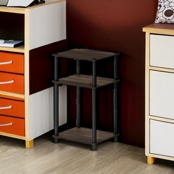Odkladací stolík Furinno hnedý