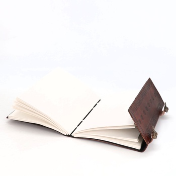 Ručně ražený deník hnědý 18 x 25 cm