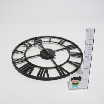 Nástěnné hodiny HAITANG zlaté/černé 40 cm