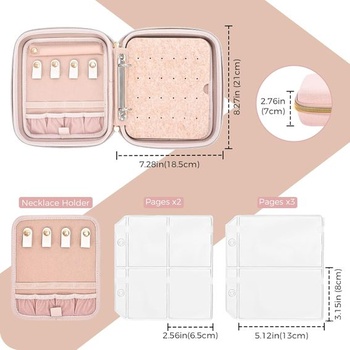 Cestovné puzdro na šperky Procase, puzdro na šperky, organizér na šperky, taška na šperky, na
