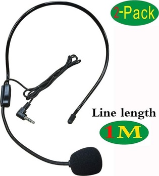 zdyCGTime přenosný 3,5mm audio kabel pro sluchátka, používaný pro mikrofonní systémy, hlasové